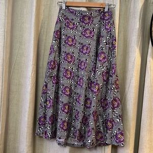 Haze print skirt